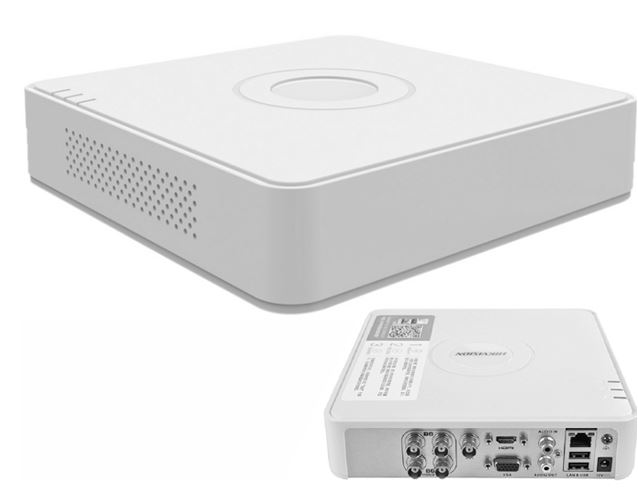 4cs 2MP, HDTVI/AHD/Analóg, HIKVISION DS-7104HQHI-F1/N